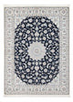 Perserteppich - Nain - Premium - 199 x 149 cm - dunkelblau