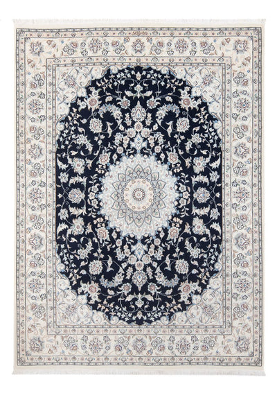 Nain - 6La Teppich 150x204cm - Perserteppich - dunkelblau