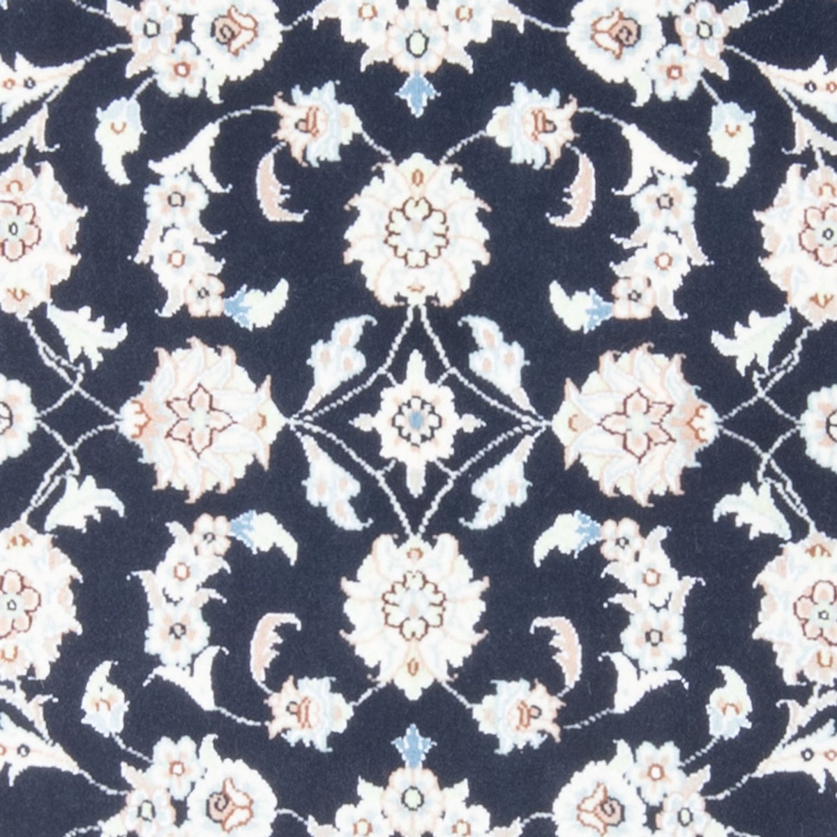 Läufer Perser - Nain - Royal - 196 x 80 cm - dunkelblau