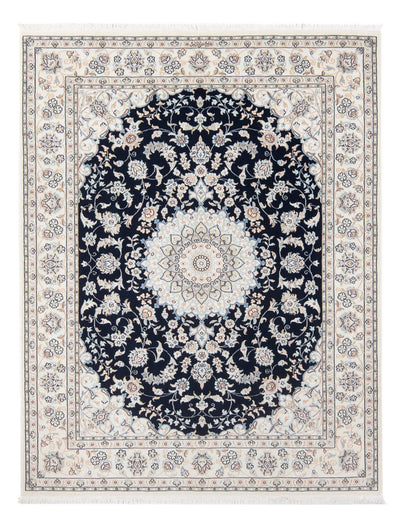 Nain - 6La Teppich 150x195cm - Perserteppich - dunkelblau