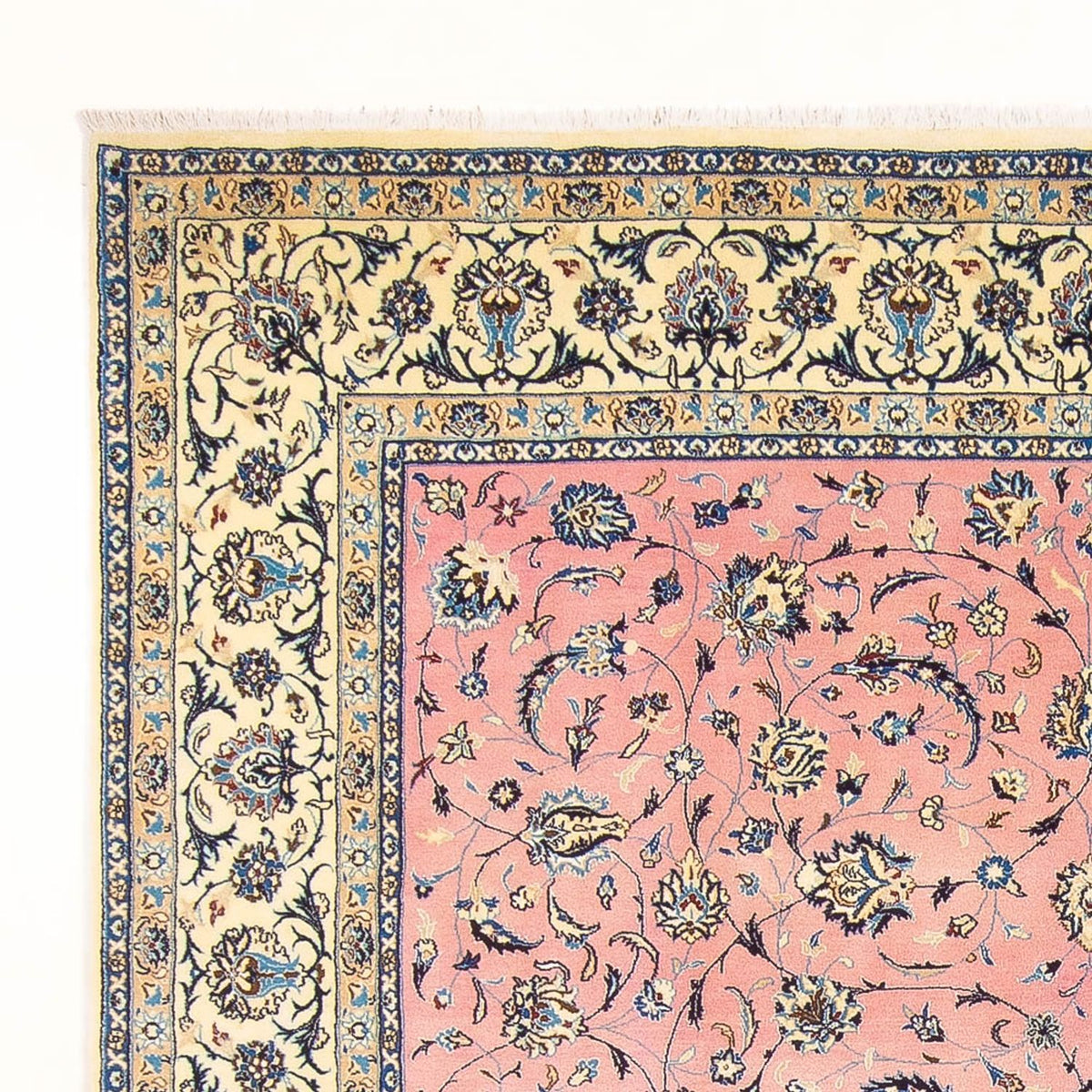 Perserteppich - Nain - Premium - 287 x 250 cm - lachs