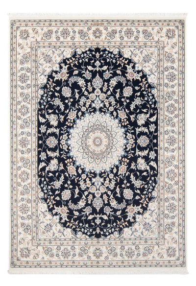 Nain - 6La Teppich 150x206cm - Perserteppich - dunkelblau