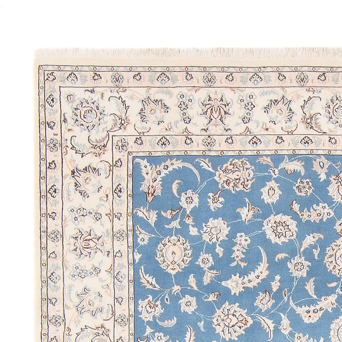 Perserteppich - Nain - 240 x 170 cm - blau