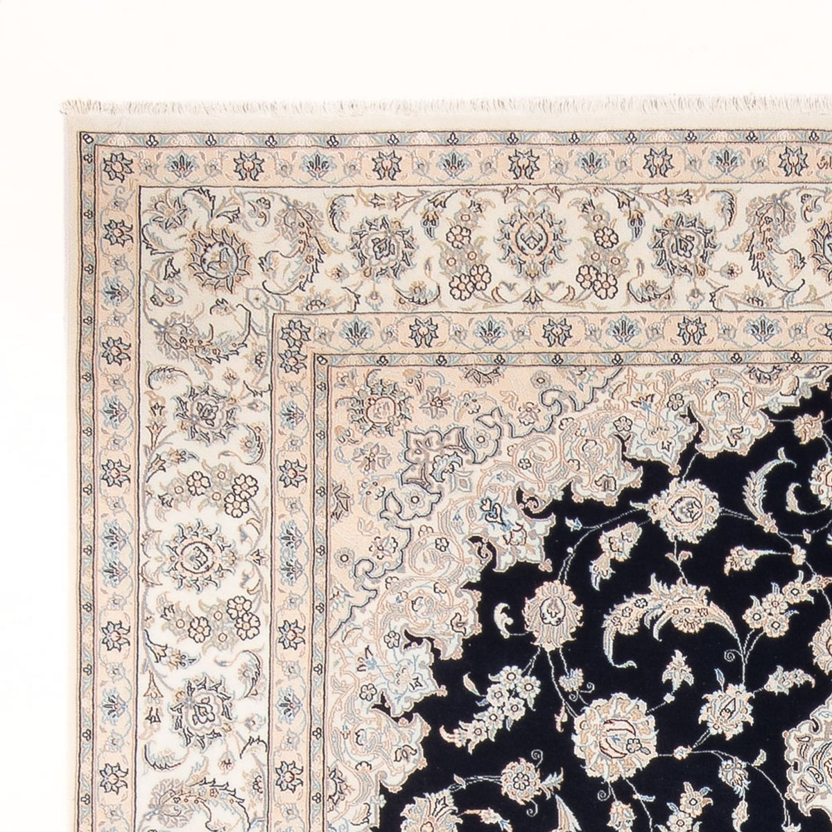 Perserteppich - Nain - Premium - 340 x 246 cm - dunkelblau