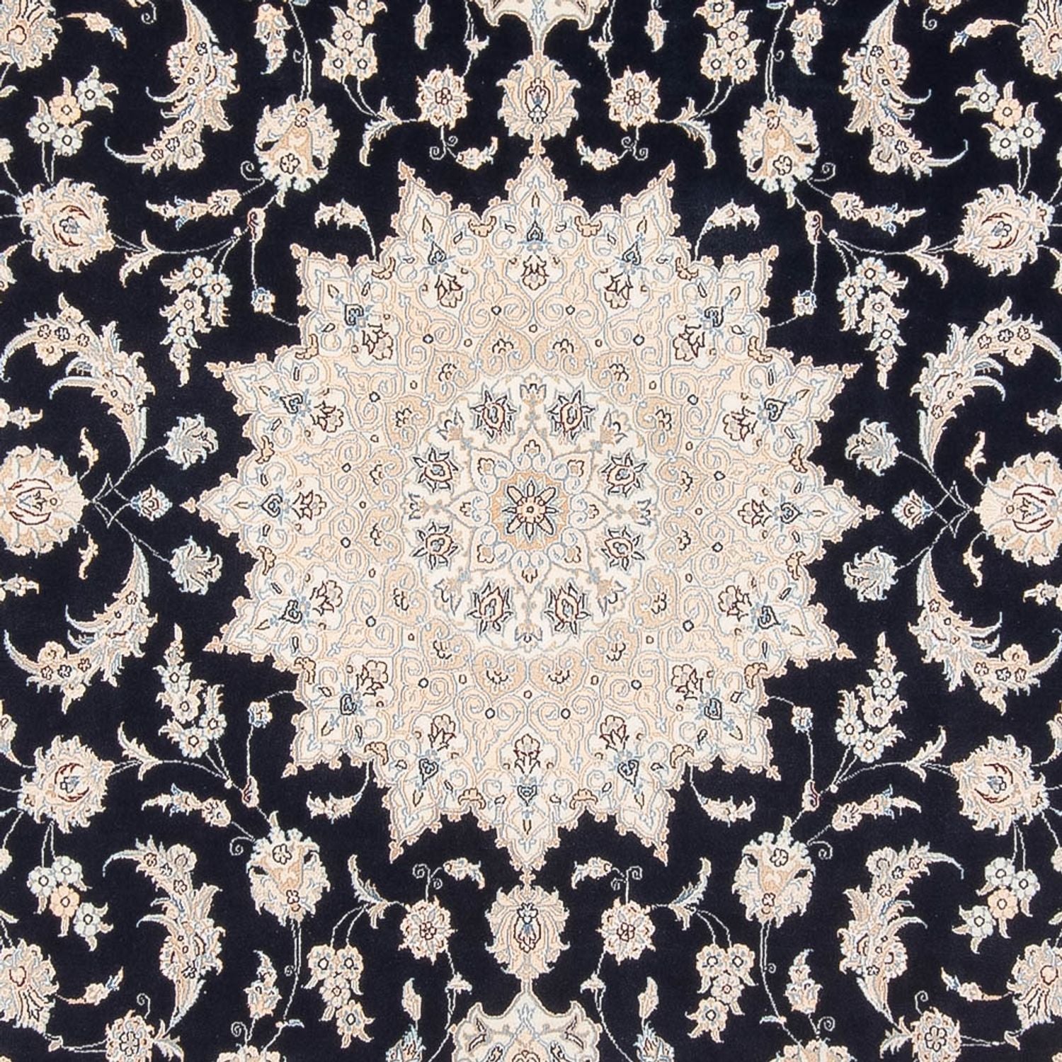 Perserteppich - Nain - Premium - 351 x 247 cm - dunkelblau
