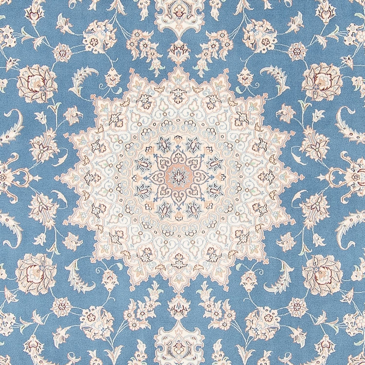 Perserteppich - Nain - 263 x 227 cm - blau