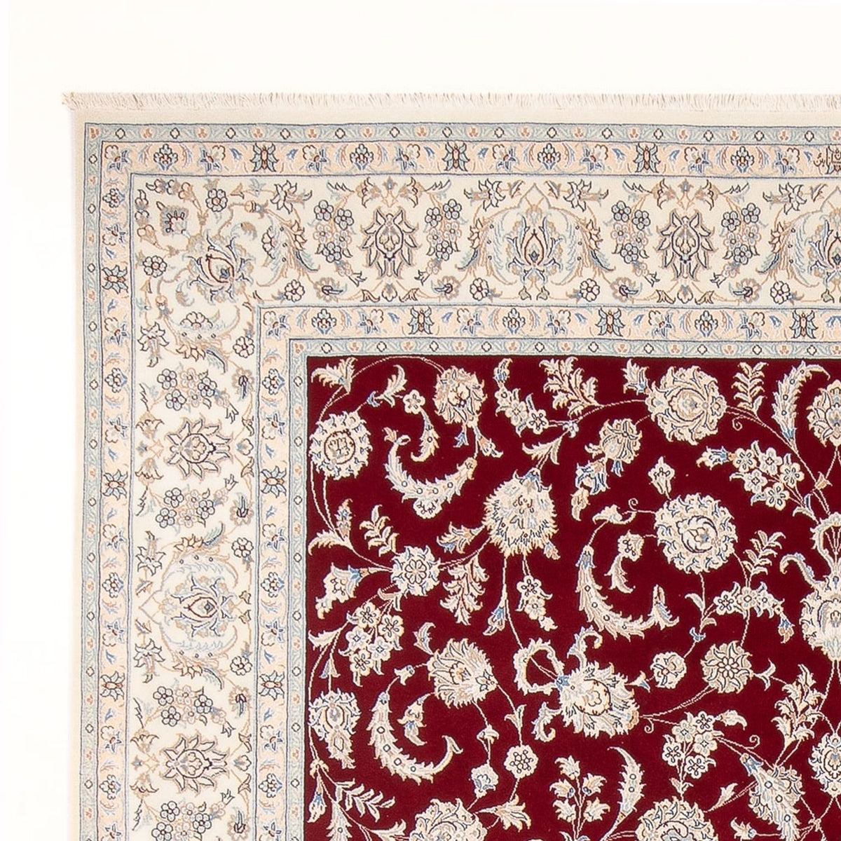 Perserteppich - Nain - Premium - 306 x 249 cm - rot