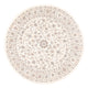 Perserteppich - Nain rund  - 203 x 200 cm - creme