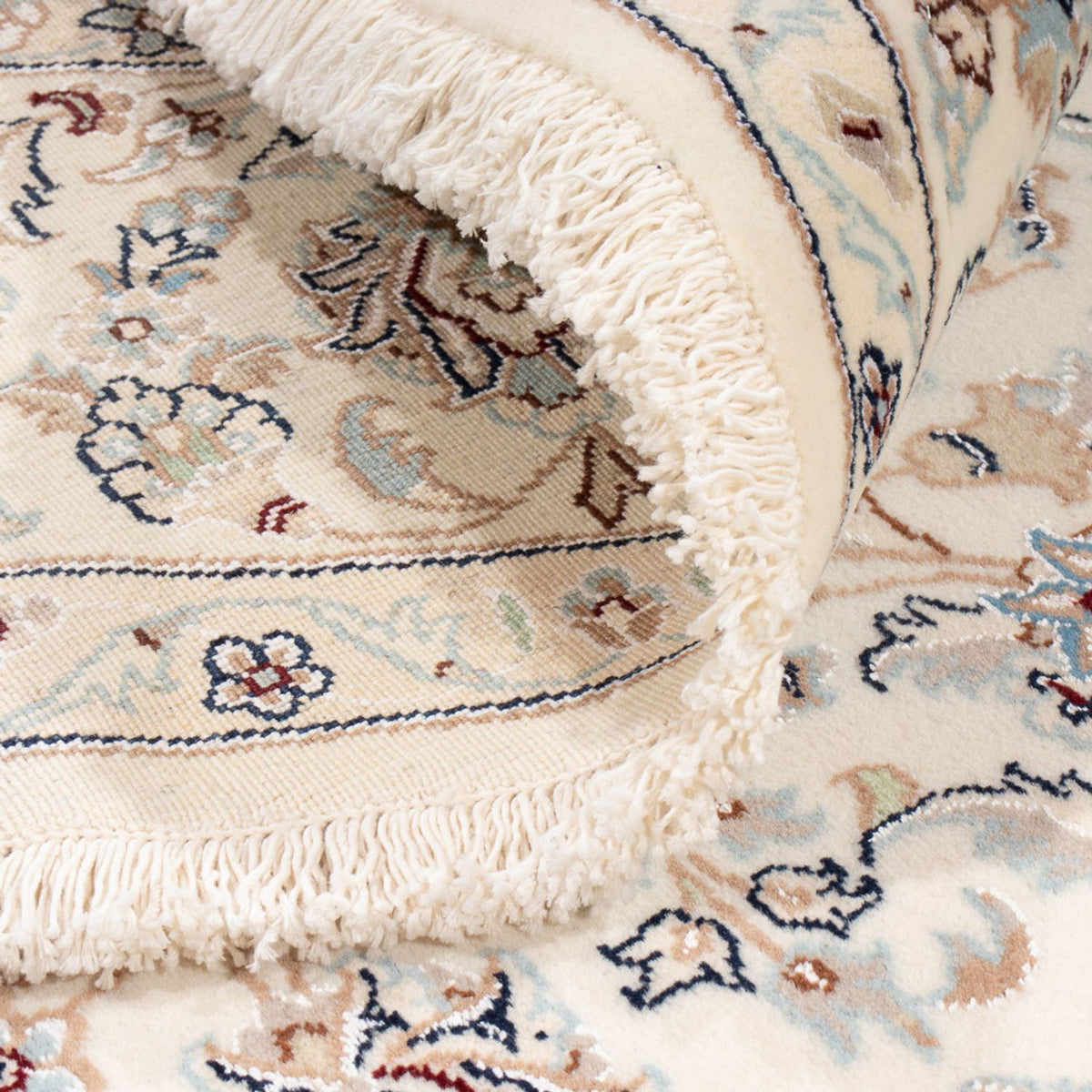 Perserteppich - Nain rund  - 203 x 200 cm - creme