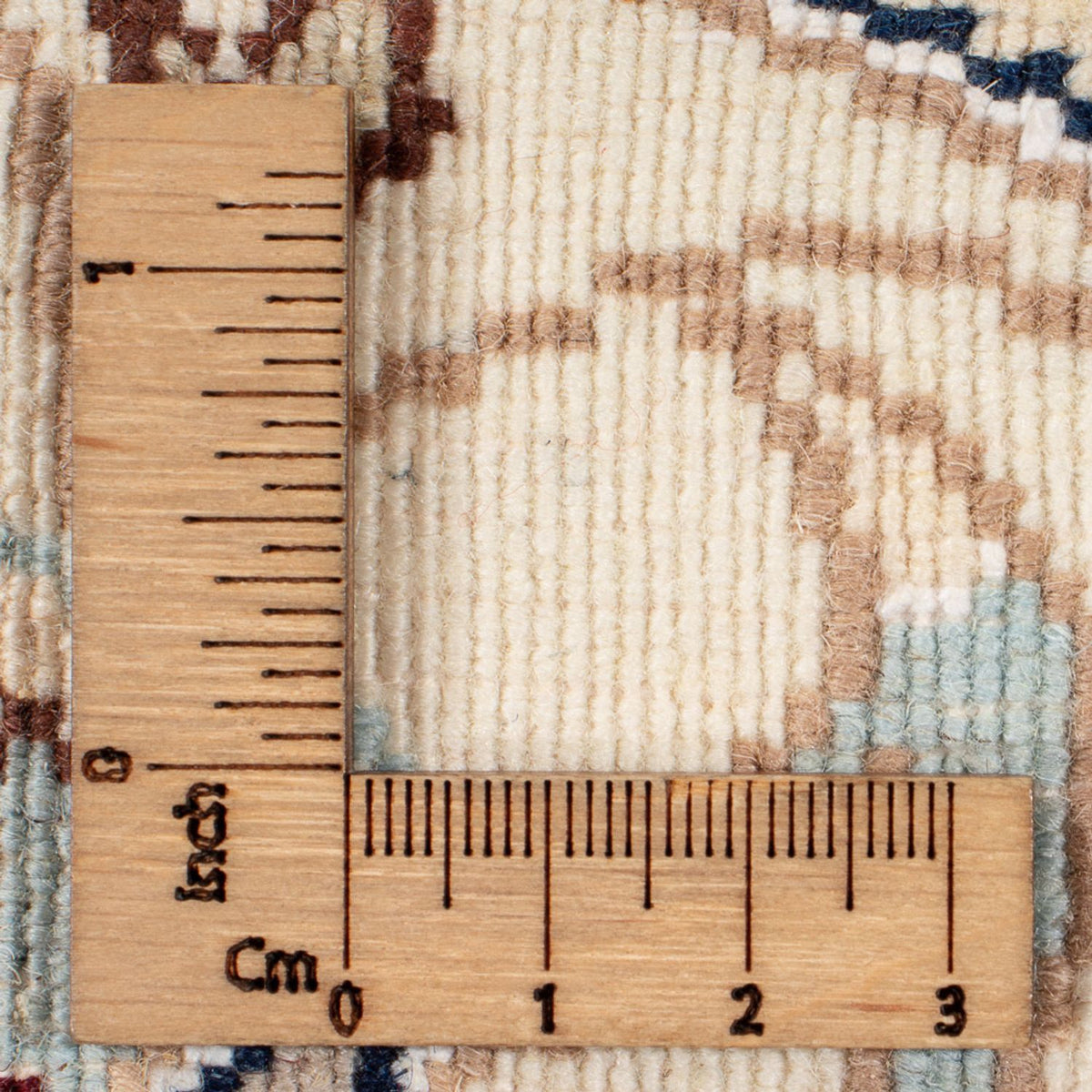 Perserteppich - Nain rund  - 203 x 200 cm - creme