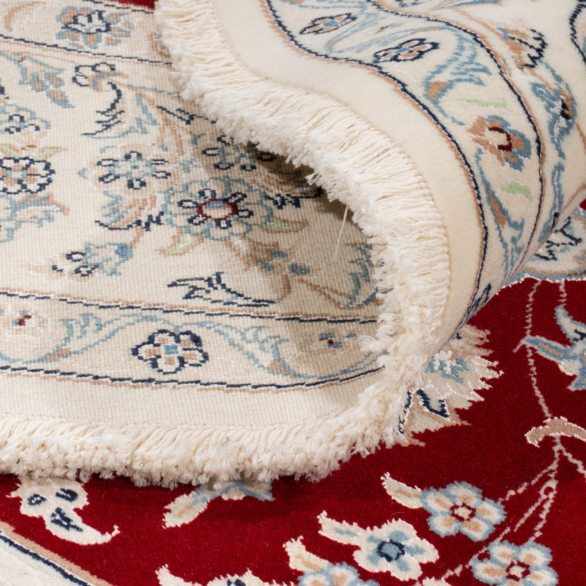 Perserteppich - Nain rund  - 200 x 200 cm - rot