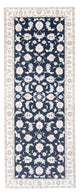 Läufer Perser - Nain - Royal - 203 x 80 cm - dunkelblau