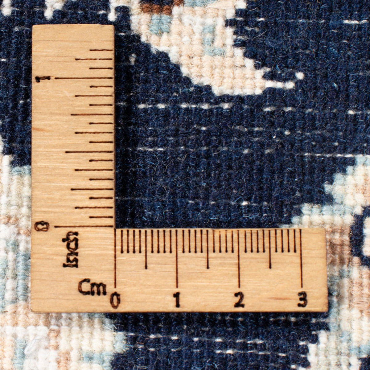 Läufer Perser - Nain - Royal - 203 x 80 cm - dunkelblau