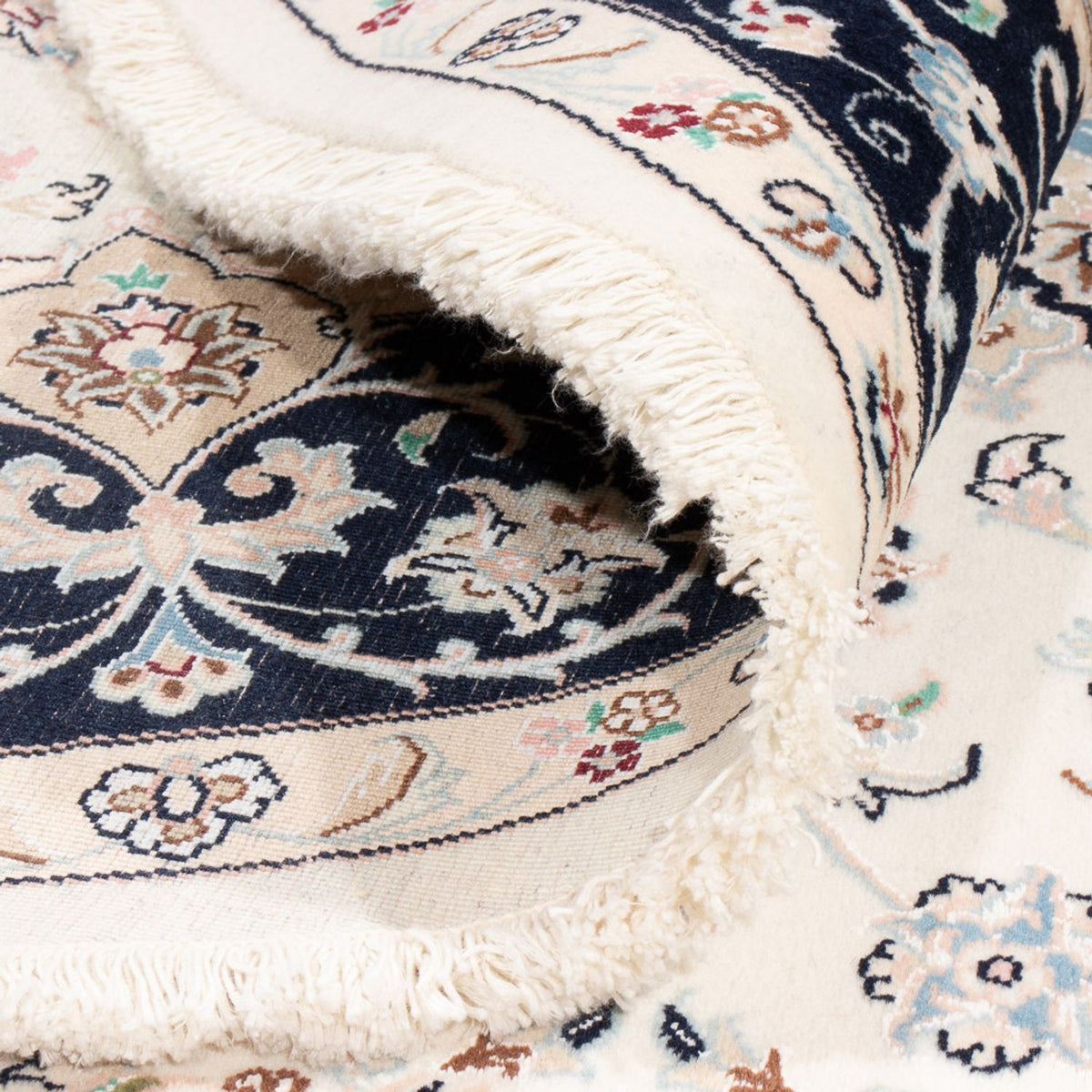 Perserteppich - Nain rund  - 200 x 200 cm - creme