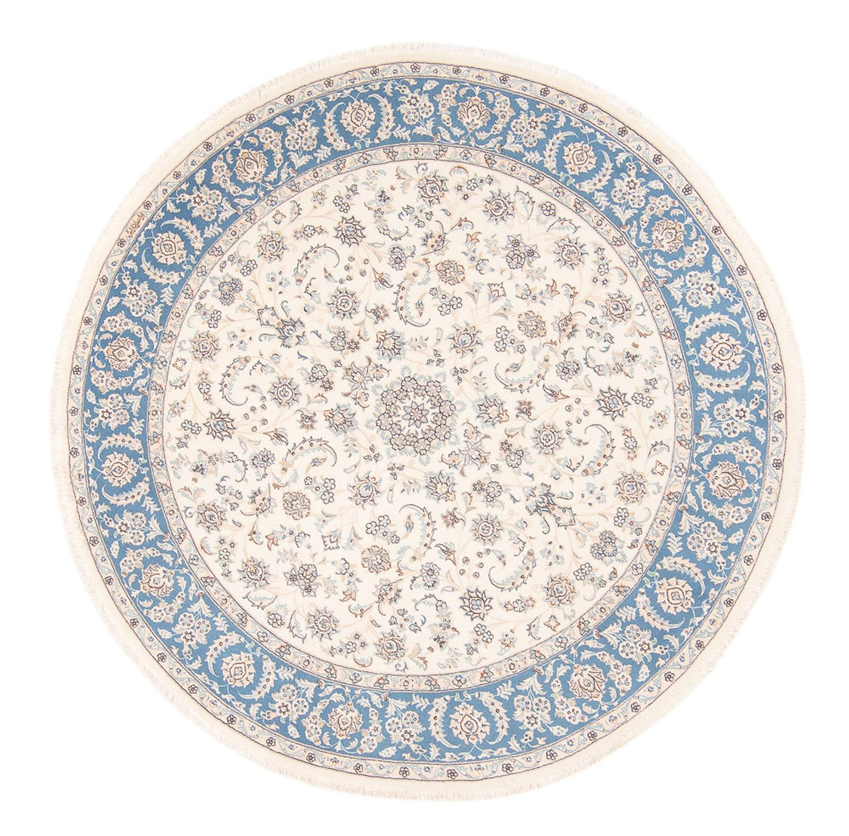 Perserteppich - Nain rund  - 200 x 200 cm - creme