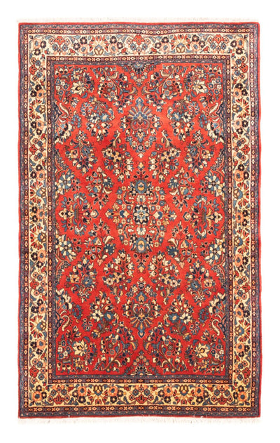 Sarough Teppich 104x168cm - Perserteppich - rot