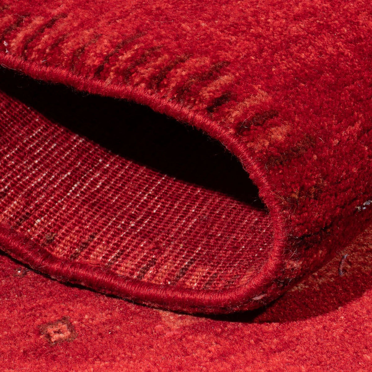 Gabbeh Teppich - Perser - 182 x 150 cm - rot