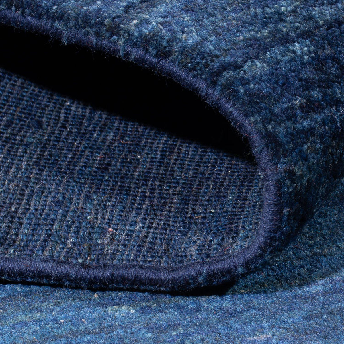 Gabbeh Teppich - Perser - 188 x 147 cm - dunkelblau