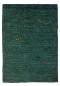 Gabbeh Teppich - Perser - 205 x 140 cm - dunkelgrün