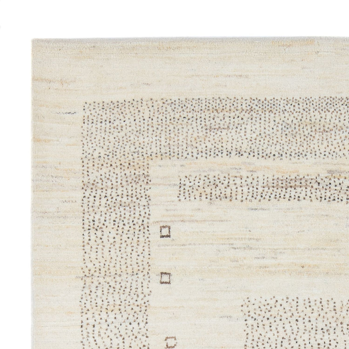 Gabbeh Teppich - Perser - 190 x 144 cm - silber