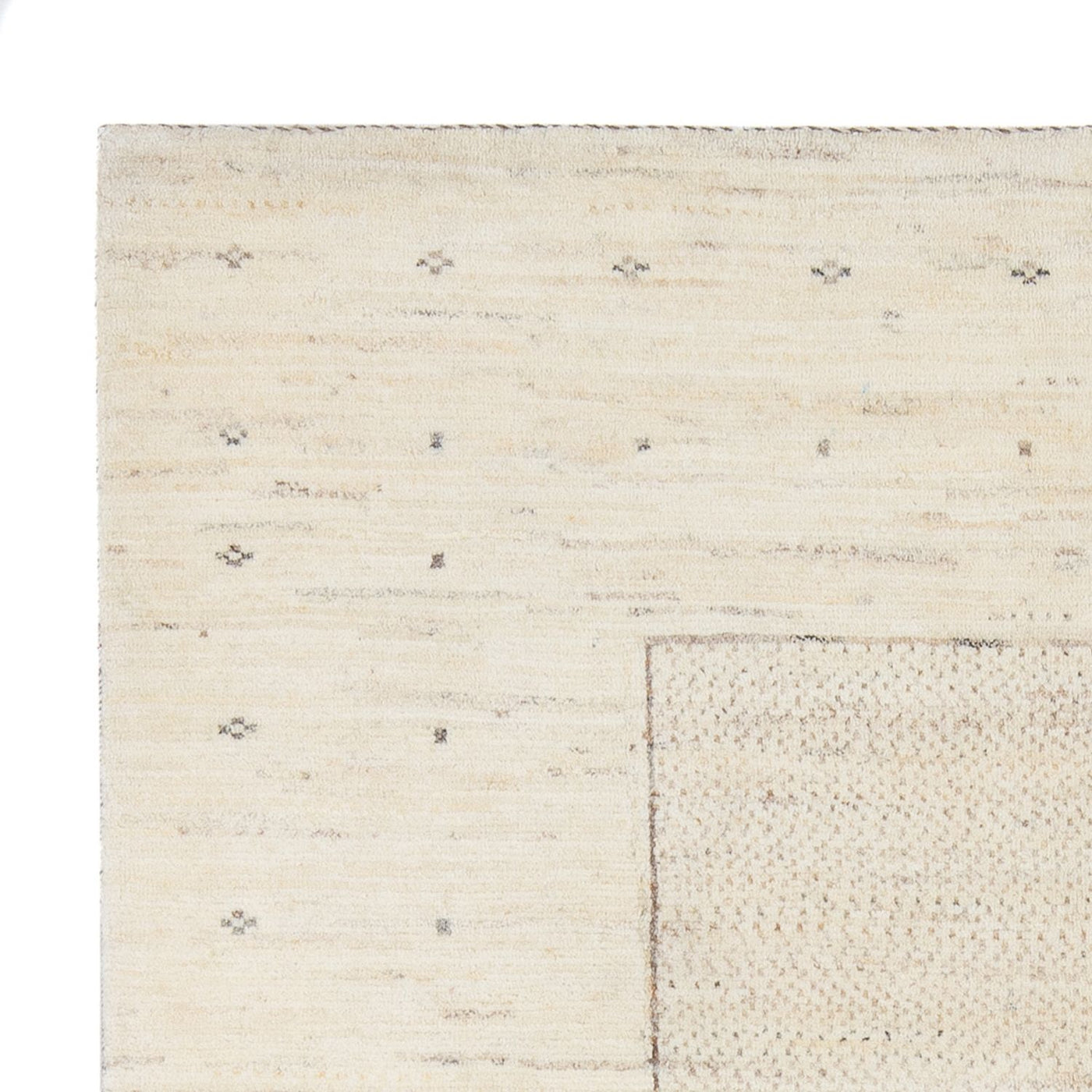 Gabbeh Teppich - Perser - 192 x 140 cm - silber