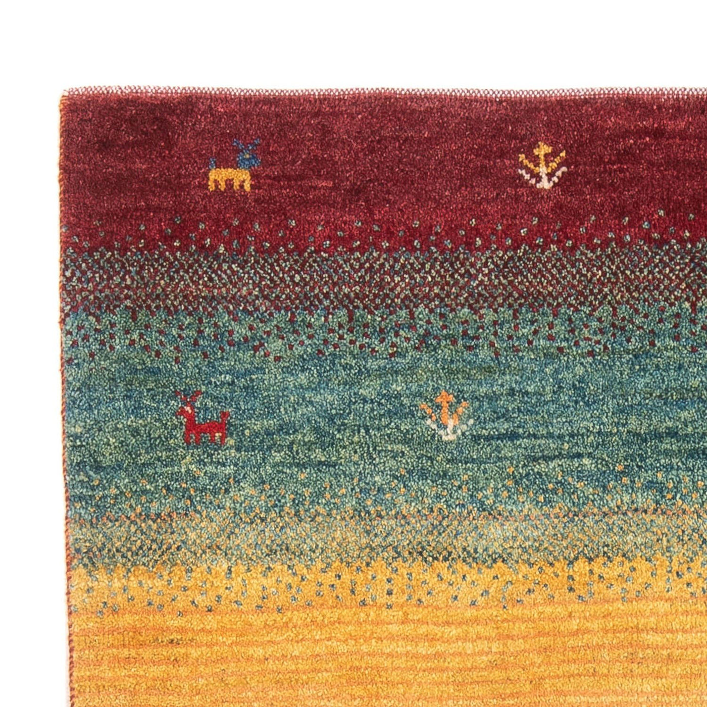 Gabbeh Persisch Teppich 152x108cm - Perserteppich Wollteppich