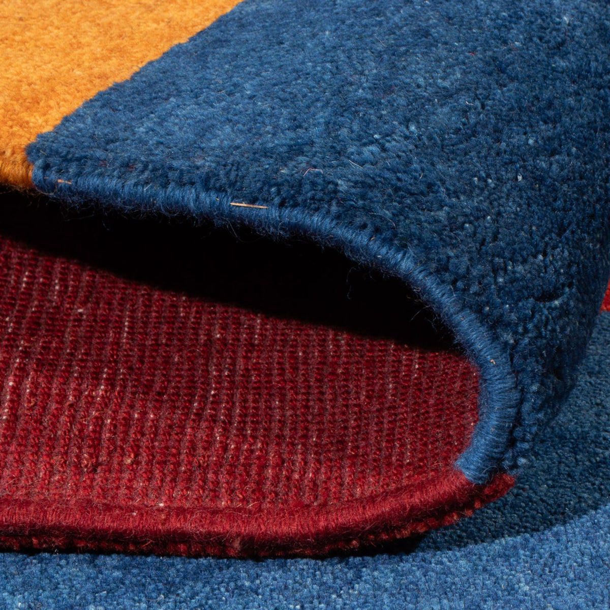 Gabbeh Teppich - Perser - 188 x 154 cm - mehrfarbig