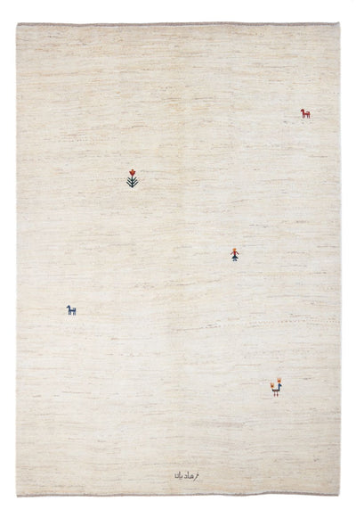 Gabbeh Persisch Teppich 155x207cm - Perserteppich Wollteppich