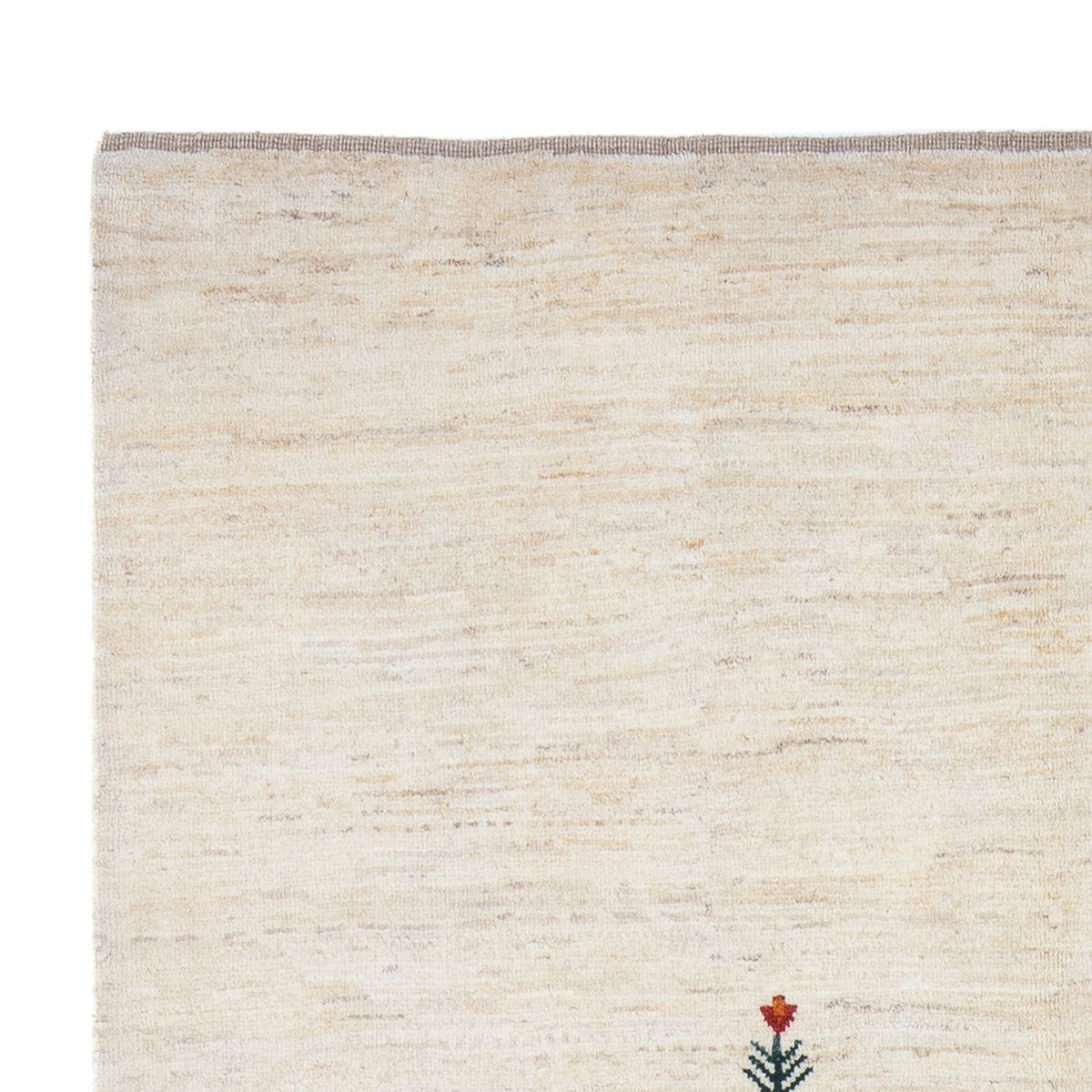 Gabbeh Teppich - Perser - 207 x 155 cm - silber