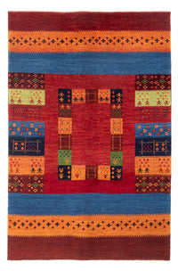 Gabbeh Teppich - Perser - 192 x 134 cm - mehrfarbig
