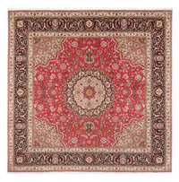 Perserteppich - Täbriz - Royal quadratisch  - 252 x 252 cm - rot