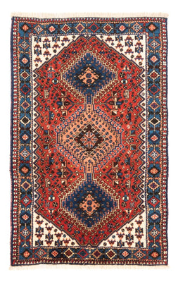 Perserteppich - Nomadic - 123 x 81 cm - rot