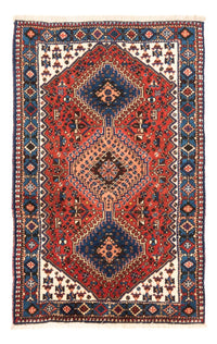 Perserteppich - Nomadic - 123 x 81 cm - rot