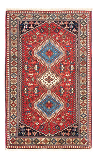 Perserteppich - Nomadic - 132 x 83 cm - rot
