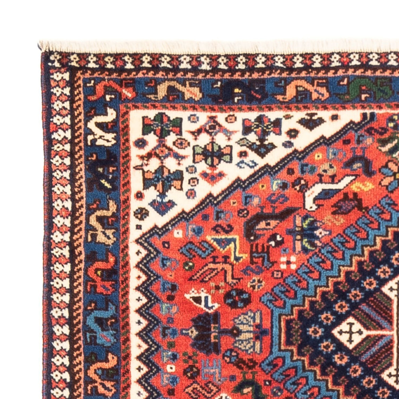 Perserteppich - Nomadic - 124 x 80 cm - rot