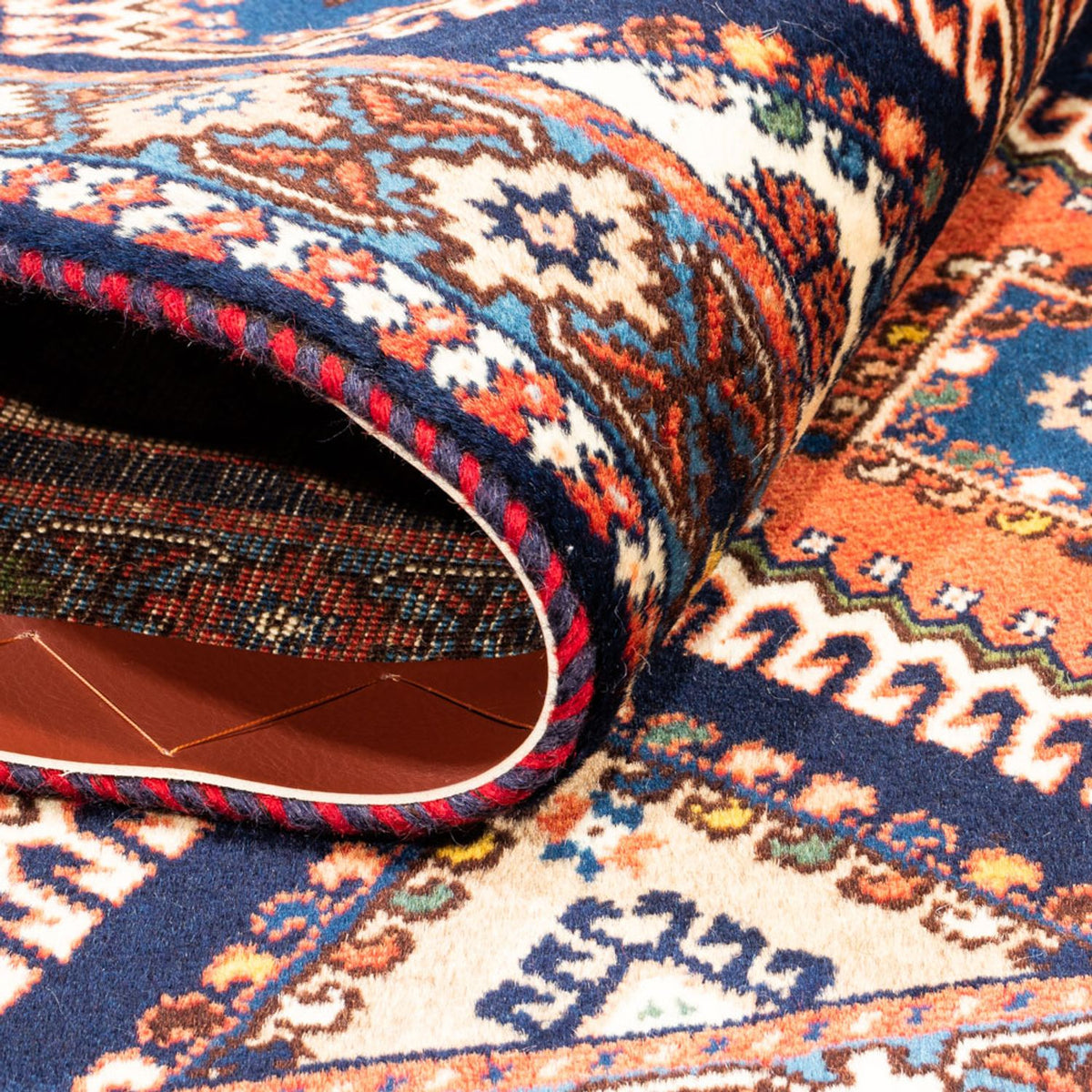 Perserteppich - Nomadic - 128 x 80 cm - mehrfarbig