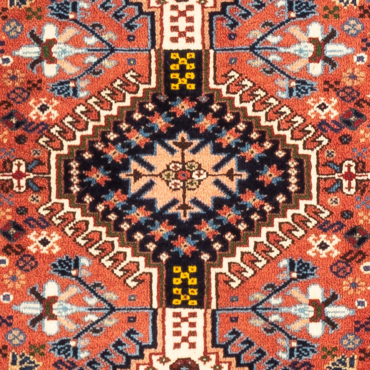 Perserteppich - Nomadic - 133 x 82 cm - rot