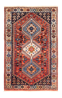 Perserteppich - Nomadic - 125 x 81 cm - rot