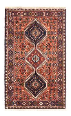 Perserteppich - Nomadic - 136 x 82 cm - rot