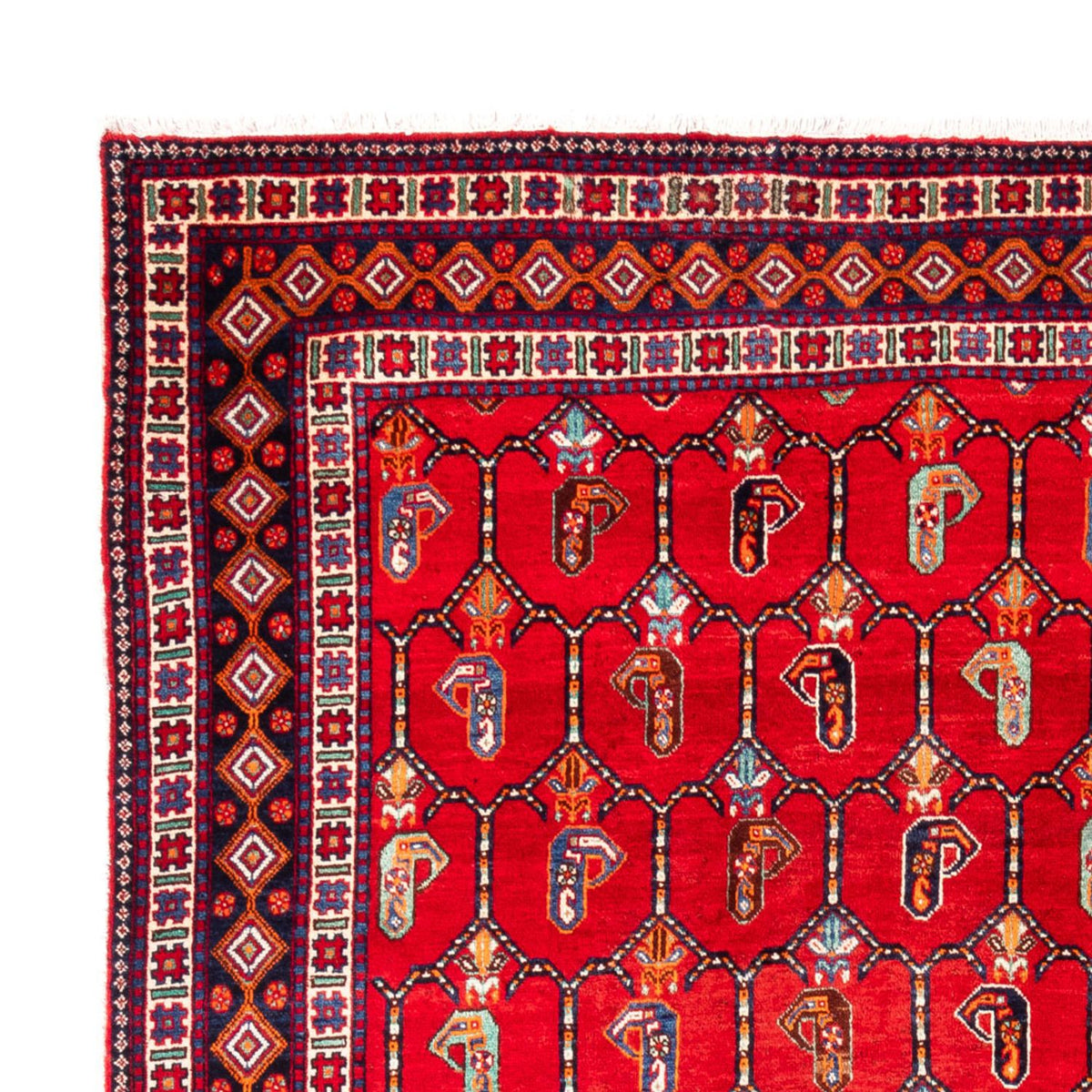 Perserteppich - Nomadic - 307 x 230 cm - rot