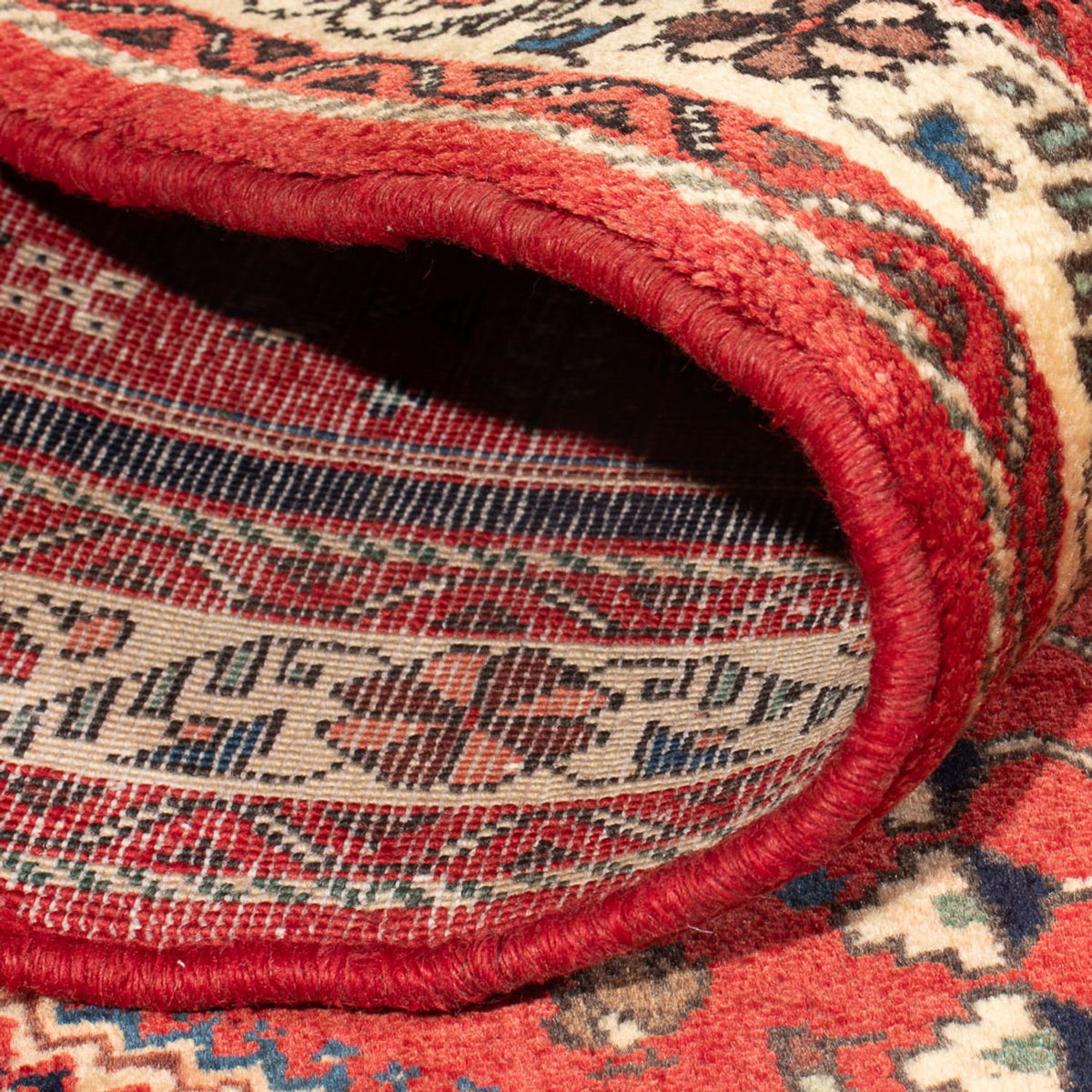 Perserteppich - Nomadic - 147 x 100 cm - rot