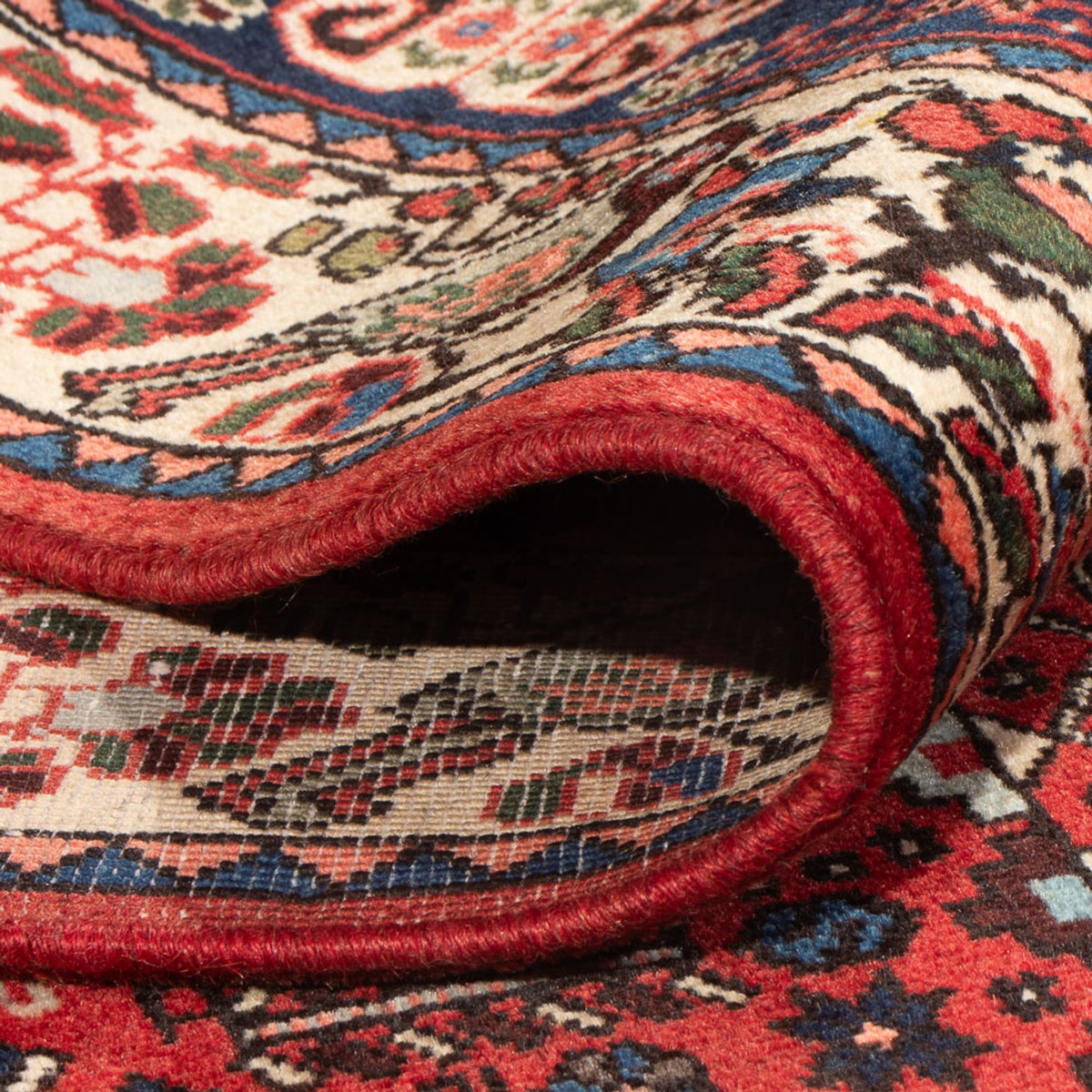 Perserteppich - Nomadic - 155 x 105 cm - rot