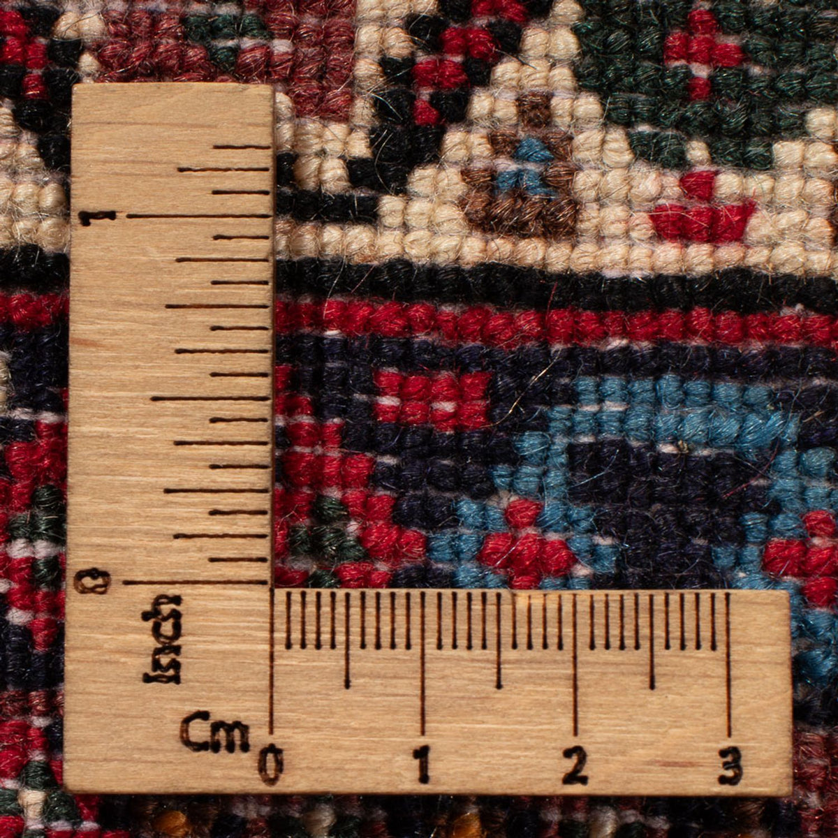 Perserteppich - Nomadic - 170 x 128 cm - dunkelblau