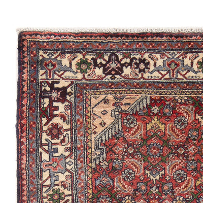 Hamadan Teppich 130x195cm - Perserteppich - rot