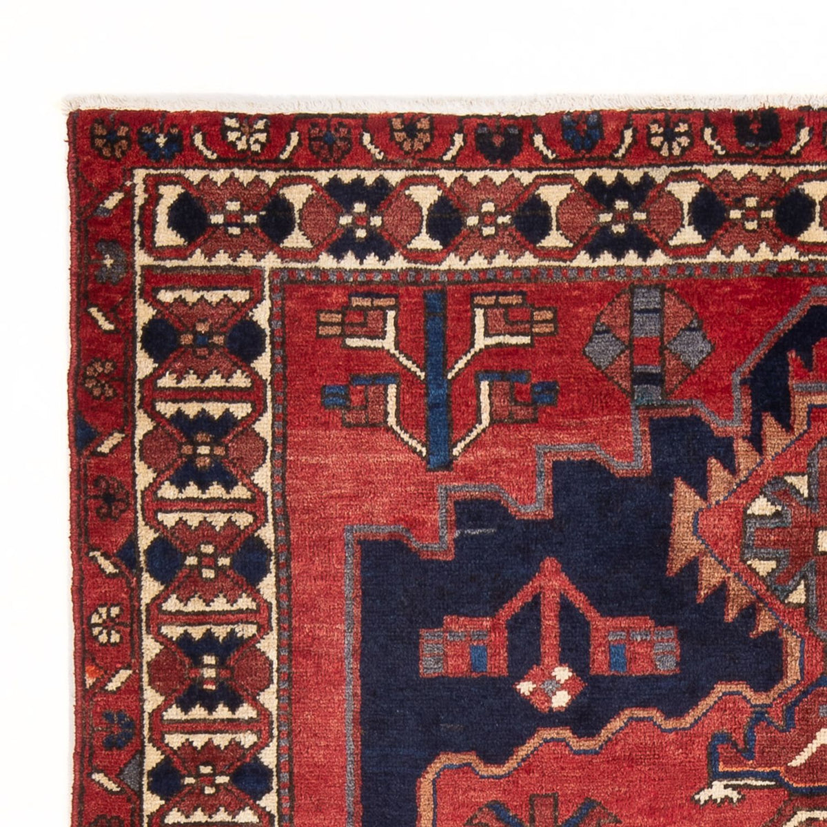 Perserteppich - Nomadic - 195 x 153 cm - rot