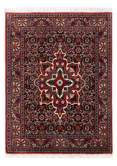 Bidjar - Takab Teppich 50x70cm - Perserteppich - dunkelblau