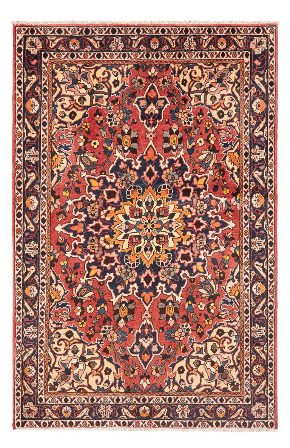 Perserteppich - Nomadic - 208 x 135 cm - rot