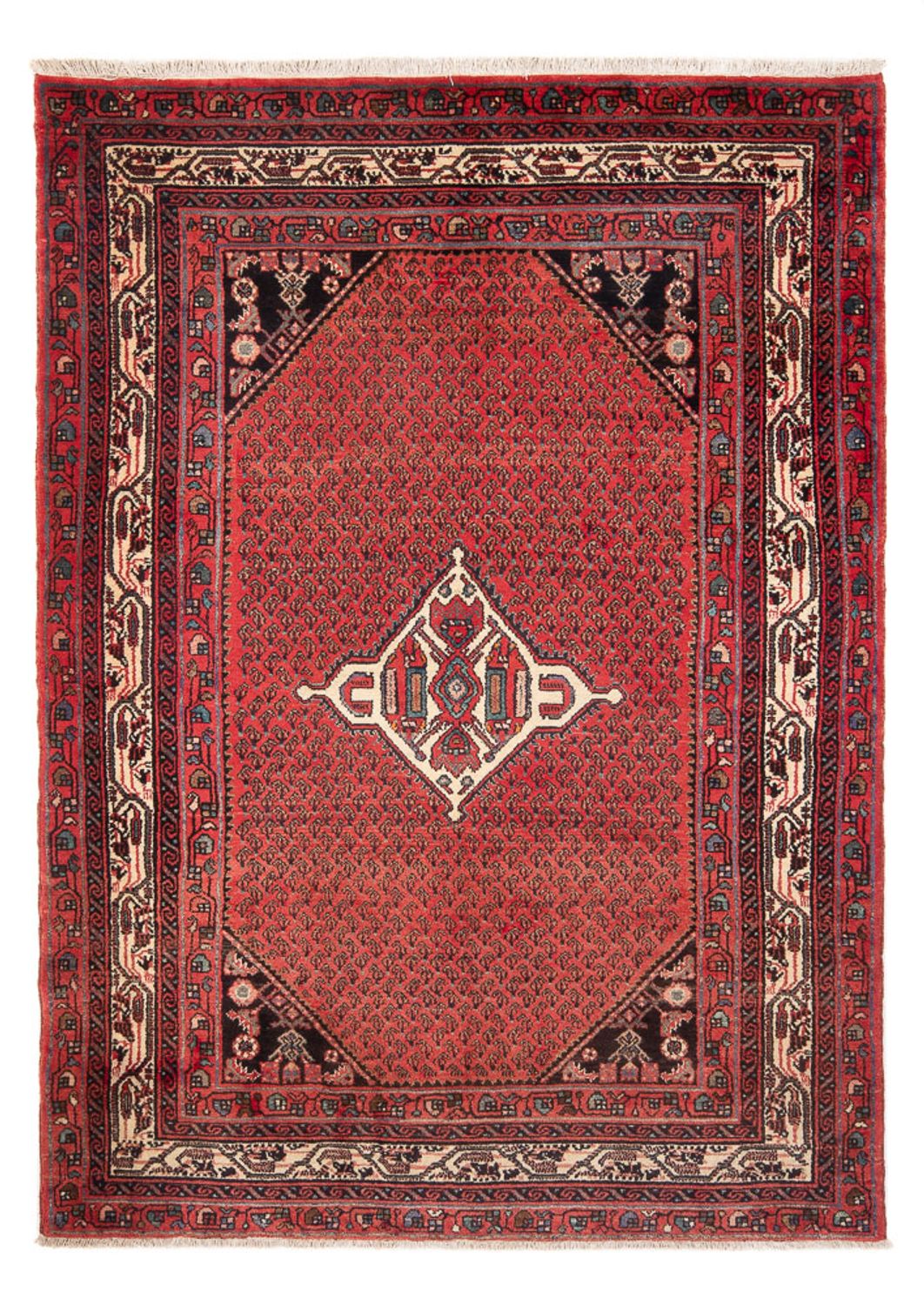 Perserteppich - Mir - 205 x 152 cm - rot