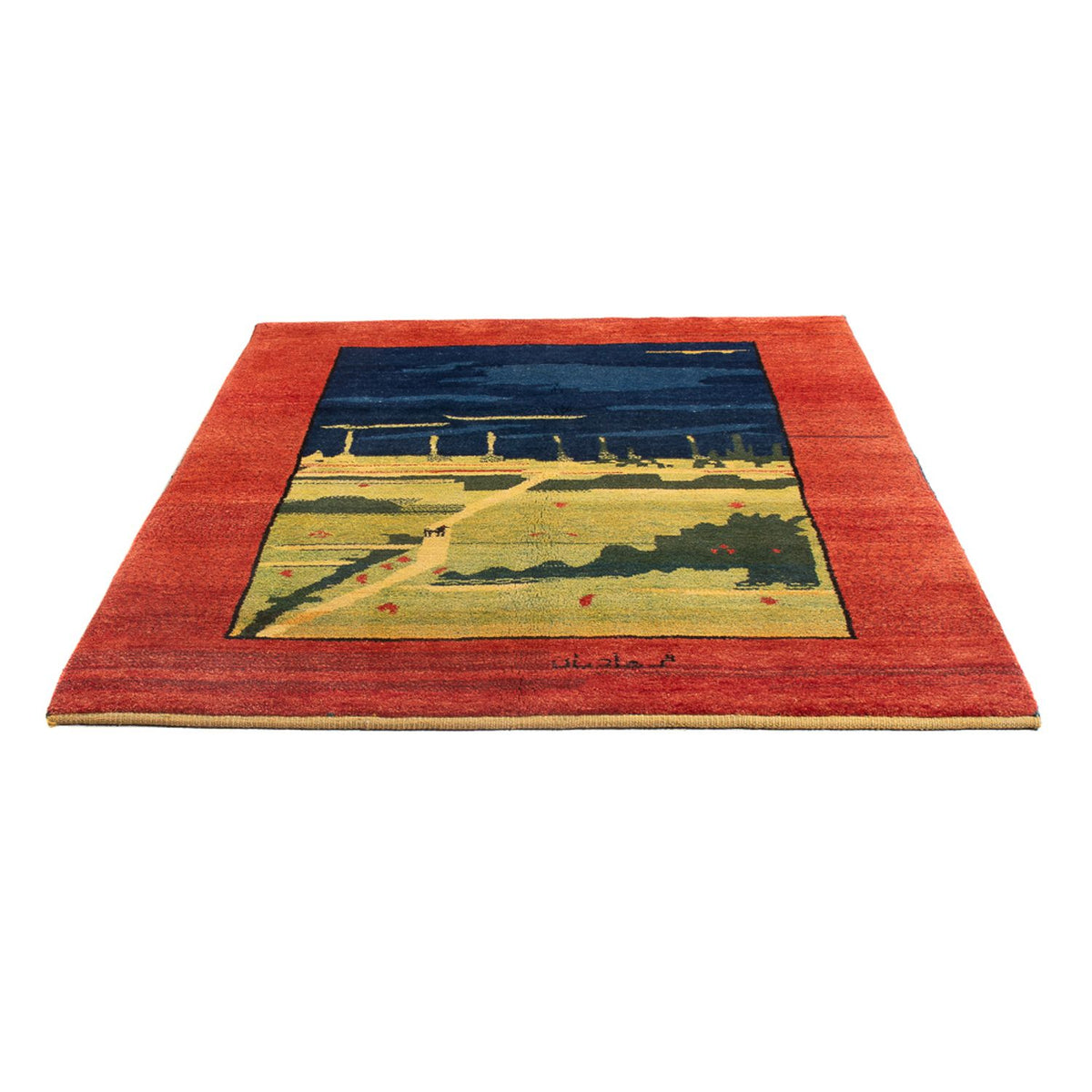 Gabbeh Teppich - Perser - 180 x 140 cm - mehrfarbig