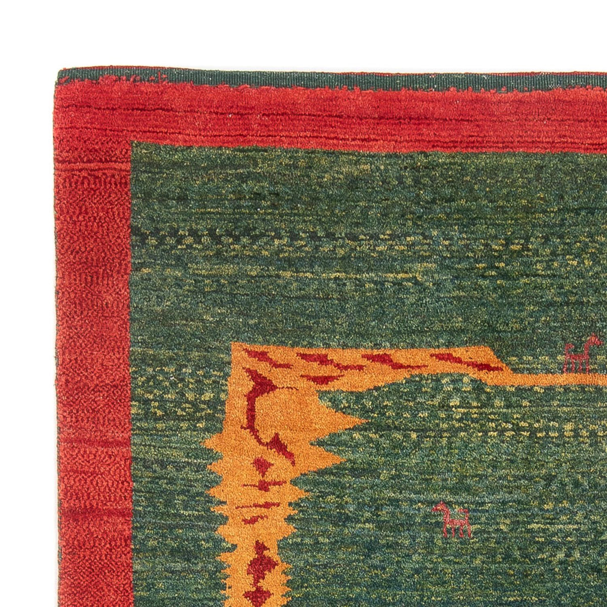 Gabbeh Persisch Teppich 170x226cm - Perserteppich Wollteppich